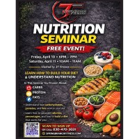 Nutrition Seminar with 3T Championship Martial Arts & Fitness