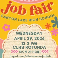 Summer Job Fair - Canyon Lake High School
