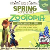 Zootopia Spring Movie Series with Winding Branch Ranch