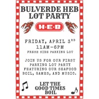 Bulverde HEB Lot Party with HEB