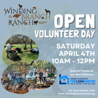 Open Volunteer Day with Winding Branch Ranch