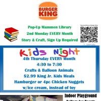 Story Time @ Burger King with Mammen Library