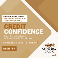 Credit Confidence Workshop with Sonora Bank