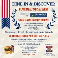 Dine In & Discover with VFW Post 12205
