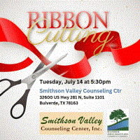 Ribbon Cutting for Smithson Valley Counseling, Inc
