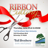 Ribbon Cutting for Toll Brothers San Antonio