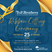 Ribbon Cutting for Toll Brothers San Antonio