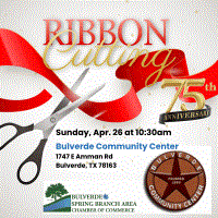 Ribbon Cutting Bulverde Community Center