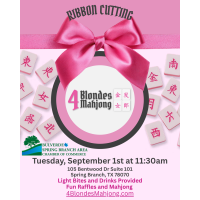 Ribbon Cutting for 4 Blondes Mahjong