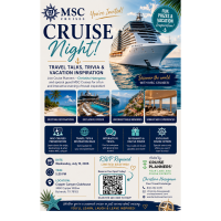 MSC Cruise Night Travel Talks, Trivia & Vacation Inspiration