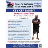 Key Ceremony for Army SPC Albert Ross