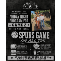 GAME 2 Spurs Game Watching at Tejas Rodeo