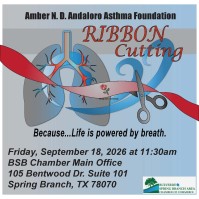 Ribbon Cutting Amber Andaloro Asthma Foundation