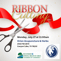 Ribbon Cutting for Orion Acupuncture and Herbs