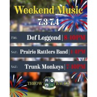 Weekend Music at Throwbacks!