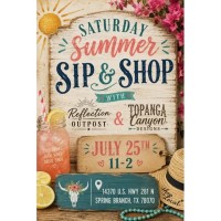 Saturday Summer Sip & Shop with Reflection Outpost & Topanga Canyon Designs