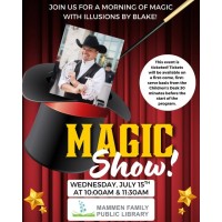 Magic Show at the Mammen Family Public Library