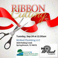 Ribbon Cutting for McNeel Plumbing LLC