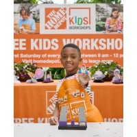 School Bus Organizer Kids Workshop with Home Depot