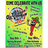 10th Year Anniversary Celebration with Ay Chiwawa