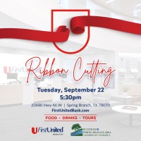 Ribbon Cutting for First United Bank
