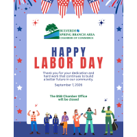 BSB Chamber Closed for Labor Day Holiday
