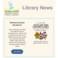 Youth & Teen Costume Closet!