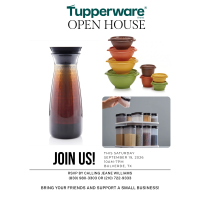 Tupperware OPEN HOUSE!