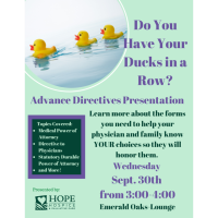 Do You Have Your Ducks in a Row? with Hope Hospice