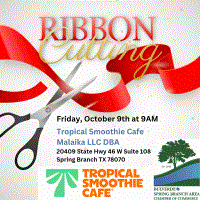 Ribbon Cutting for Tropical Smoothie Cafe