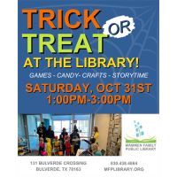 Library Trick or Treat!