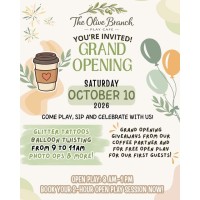 Grand Opening for The Olive Branch Play Cafe