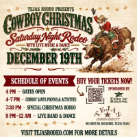 Cowboy Christmas Saturday Night Rodeo with Tejas Rodeo