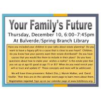 Your Family's Future--Why You Need an Estate Plan
