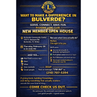 Bulverde Lions Club Meeting
