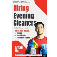 Hiring Evening Cleaners for a School