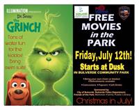 Movie in the Park - Celebrate Christmas in July with the Grinch