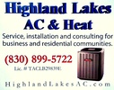 Highland Lakes AC and Heat