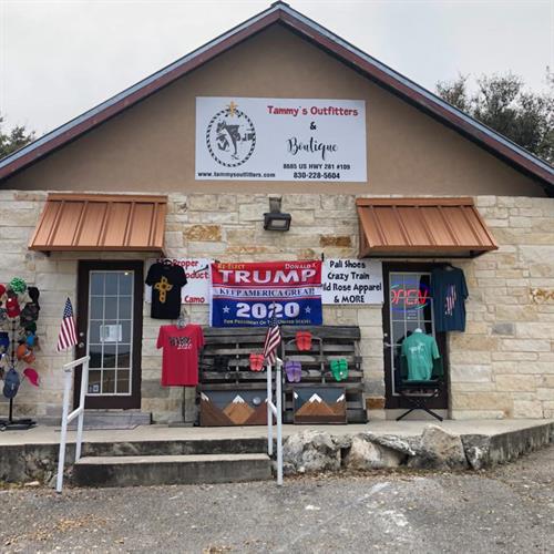 Tammy's Outfitters and Boutique Store Front at Adobe Village