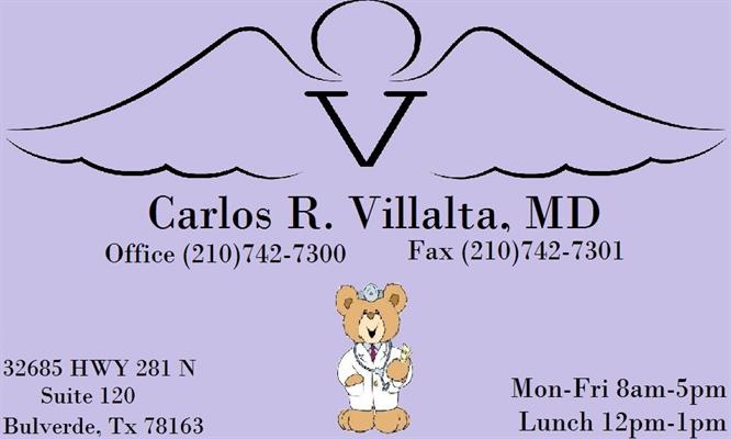 Carlos R. Villalta, MD Pediatric Clinic Carlos R. Villalta, MD Pediatric Clinic