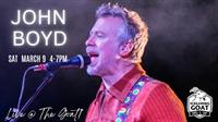 John Boyd:: LIVE AT THE GOAT!!