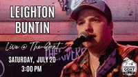 Leighton Buntin :: LIVE @ THE GOAT!