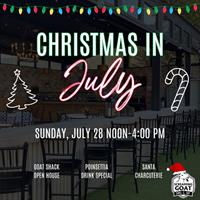 Christmas in July @ the GOAT!!