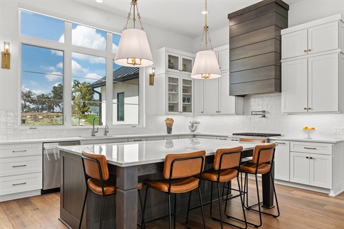 A bright, refined custom kitchen tailored to the way our clients live