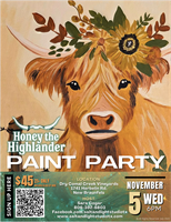 Honey Highlander Paint and Sip