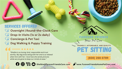 Shelbie Akers | Furever Friends Home Pet Care
