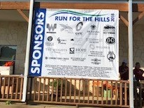 Run For The Hills 2018 Thank you banner