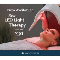 Now Available - LED Light Therapy at Massage Heights