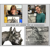 Two Comal ISD artists among top 25 at Western Art Contest