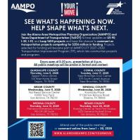 ***AAMPO/TXDOT Meeting for Public Input on Improvements to FM 1863 